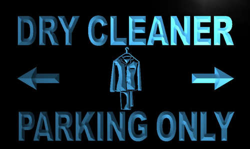 Dry Cleaner Parking Only Neon Light Sign
